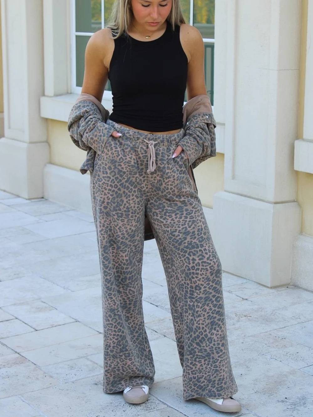 Z Supply leopard sweatpants
